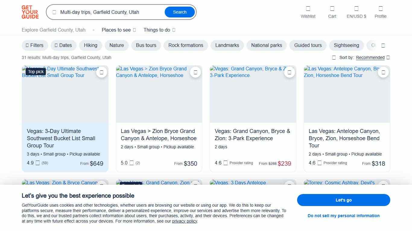 The BEST Garfield County, Utah Multi-day trips 2026 - FREE Cancellation GetYourGuide